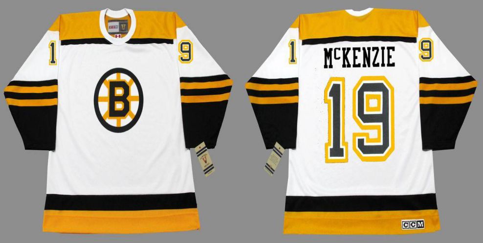 2019 Men Boston Bruins #19 Mckenzie White CCM NHL jerseys